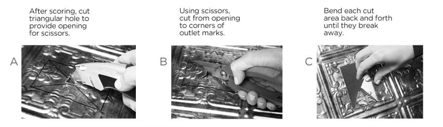 how to cut panels for outlets and light switches diagram