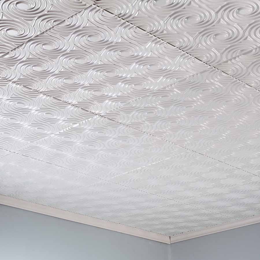 Fasade Ceiling Tile in Cyclone - ACP Professional